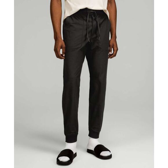 Lululemon ABC Jogger Tall Warpstreme Black Men’s Size Medium Activewear - Picture 1 of 7